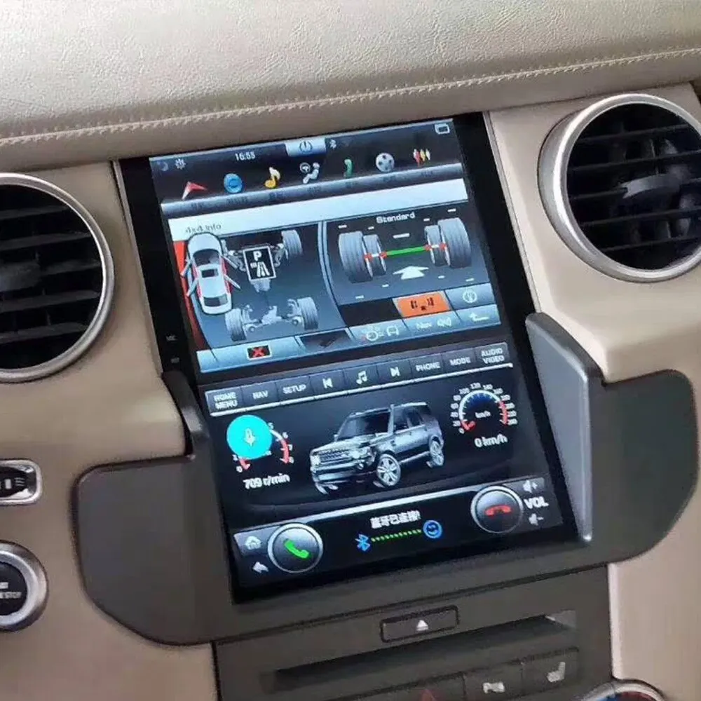  Автомобильный видеомагнитола Aucar 10 4 дюйма Android 9 GPS-навигация автомобильная стереосистема Carplay для Land Range Rover Discovery L319