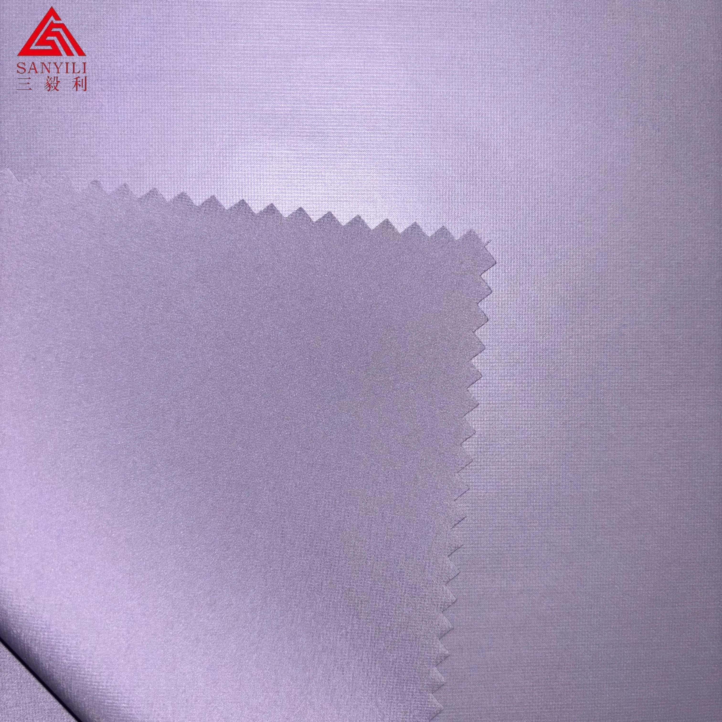 400T polyester nylon interwoven fabric 2 layer waterproof breathable laminated fabric light weight for clothing