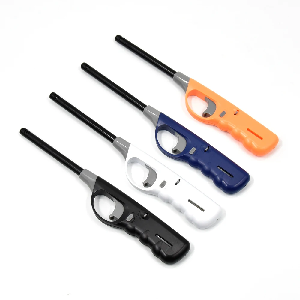 Fenglin high quality bbq lighter refill hard pipe naked flame lighter for kitchen