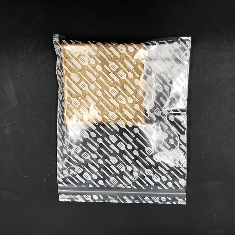 China supplier factory Custom pattern Reusable  Resealable Plastic Food Storage Ziplock Bag
