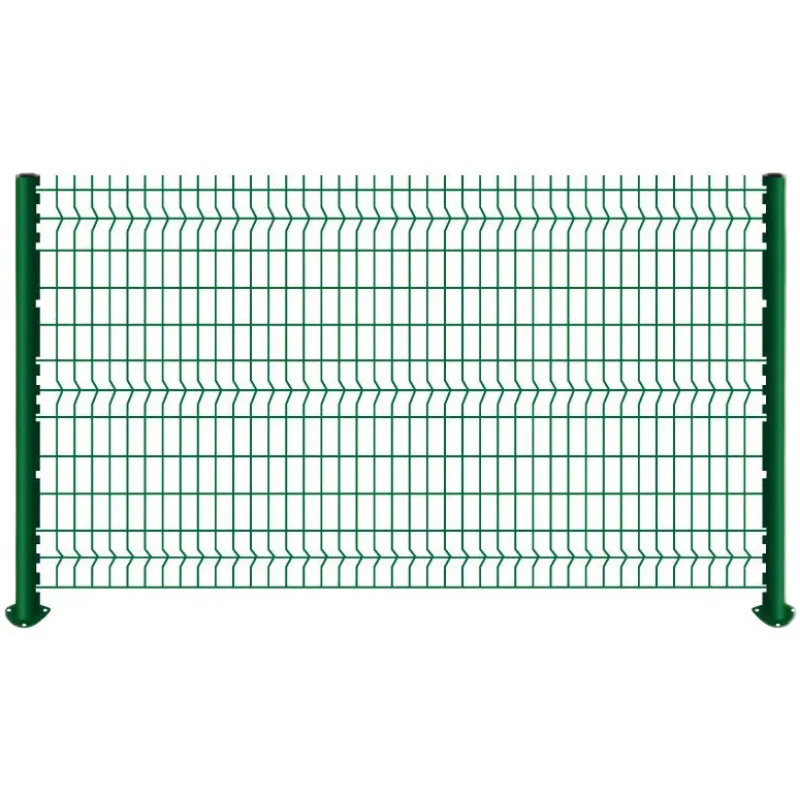 Factory direct sale 3D Triangular Bending PVC Welded Wire Mesh Fence Galvanized Steel Metal farm fence