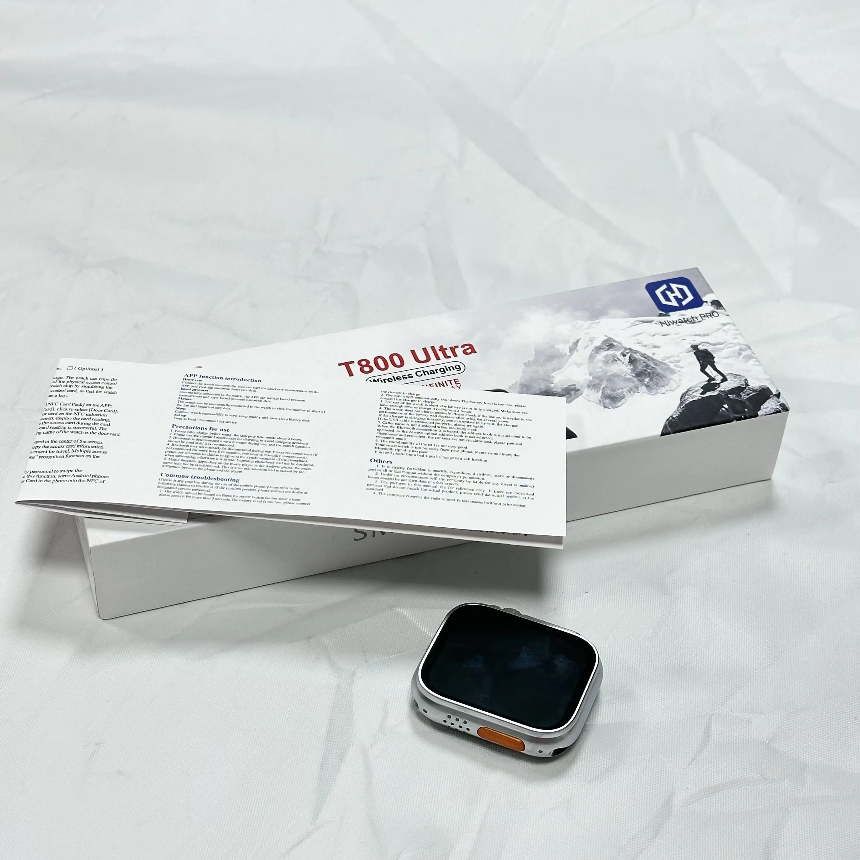 Factory wholesale T800 ultra Smartwatch Series 9 Heart rate BT Call For Man Women Sport Fitness Call T900 ultra T10 ultra 2023