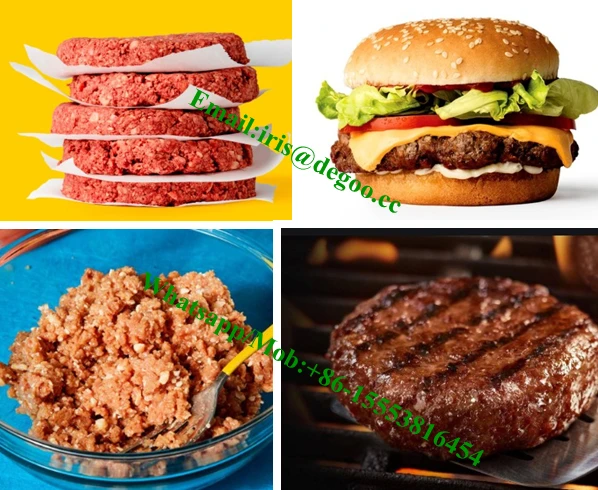 Tvp(Textured vegetable protein)production line in soya which can make minced Chunks Nuggets etc shapes/twin screw extruder DG