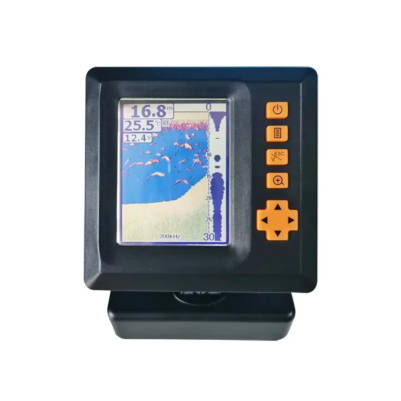 
Dual Frequency Dual Degrees Ice Fishing Boat Fishing 2.5M Cable Line Sonar Fish Finder 