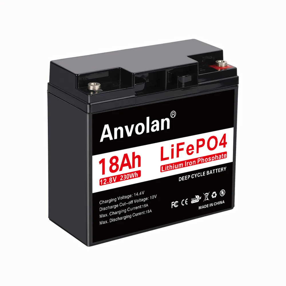 customized high performance 4 series connection allowed 12v 18Ah cylindrical  lifepo4 cells 32700   rechargeable battery pack