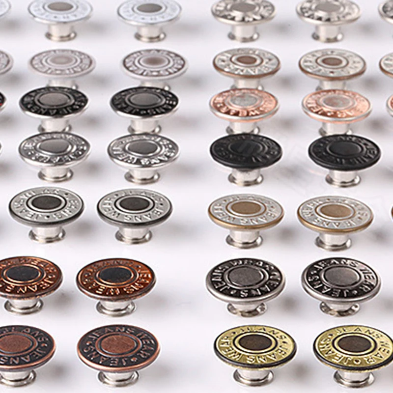 Metal jeans button detachable pants fashion clothing accessories jacket jacket jacket decorative button