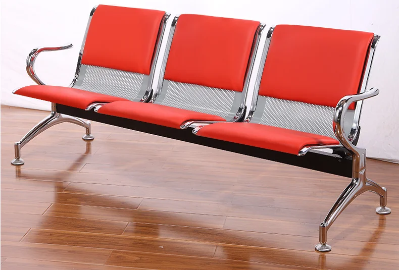 2021 ISO airport bank salon beauty comfortable colorful chair 3 seats