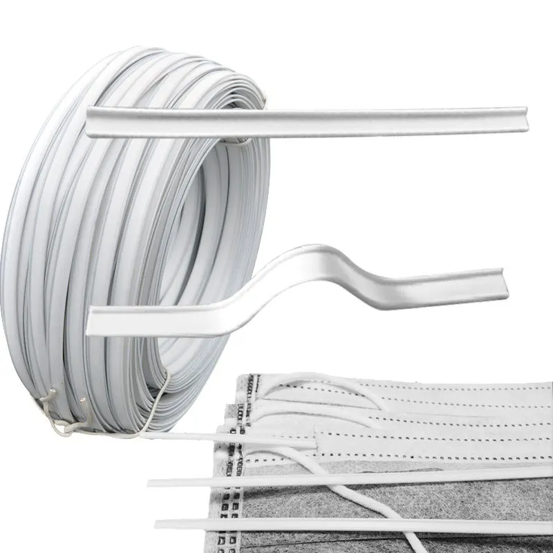 Металлический зажим для маски провод 4 мм железный металлический двухжильный жесткий гибкий из ПЭ пластика