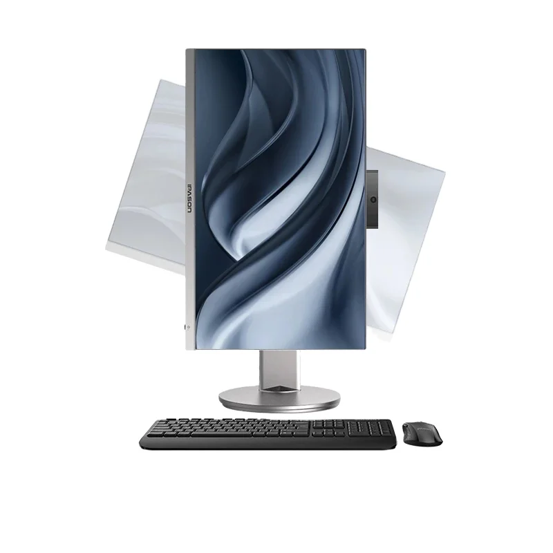 IPASON A3 23.8 inch 10th Gen Commercial All-In-One Computer J4105/10400 8G 240G Support Lifting Rotating AIO Desktop Computer