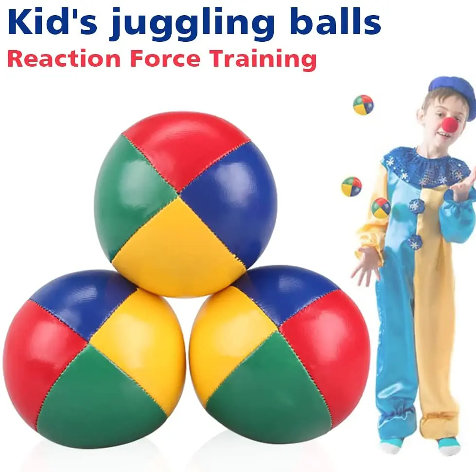 Low Price Bulk Guaranteed Quality Pu Leather Blue White Contact Personalized Juggling Ball Wholesale