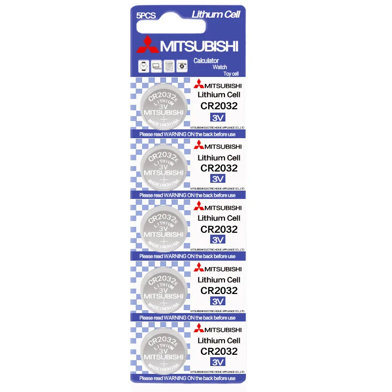 2032 CR2032 3V lithium button cell battery cr2030 battery BATERIA CR 2032 LITIO cell battery with good quality for Mitsubishi