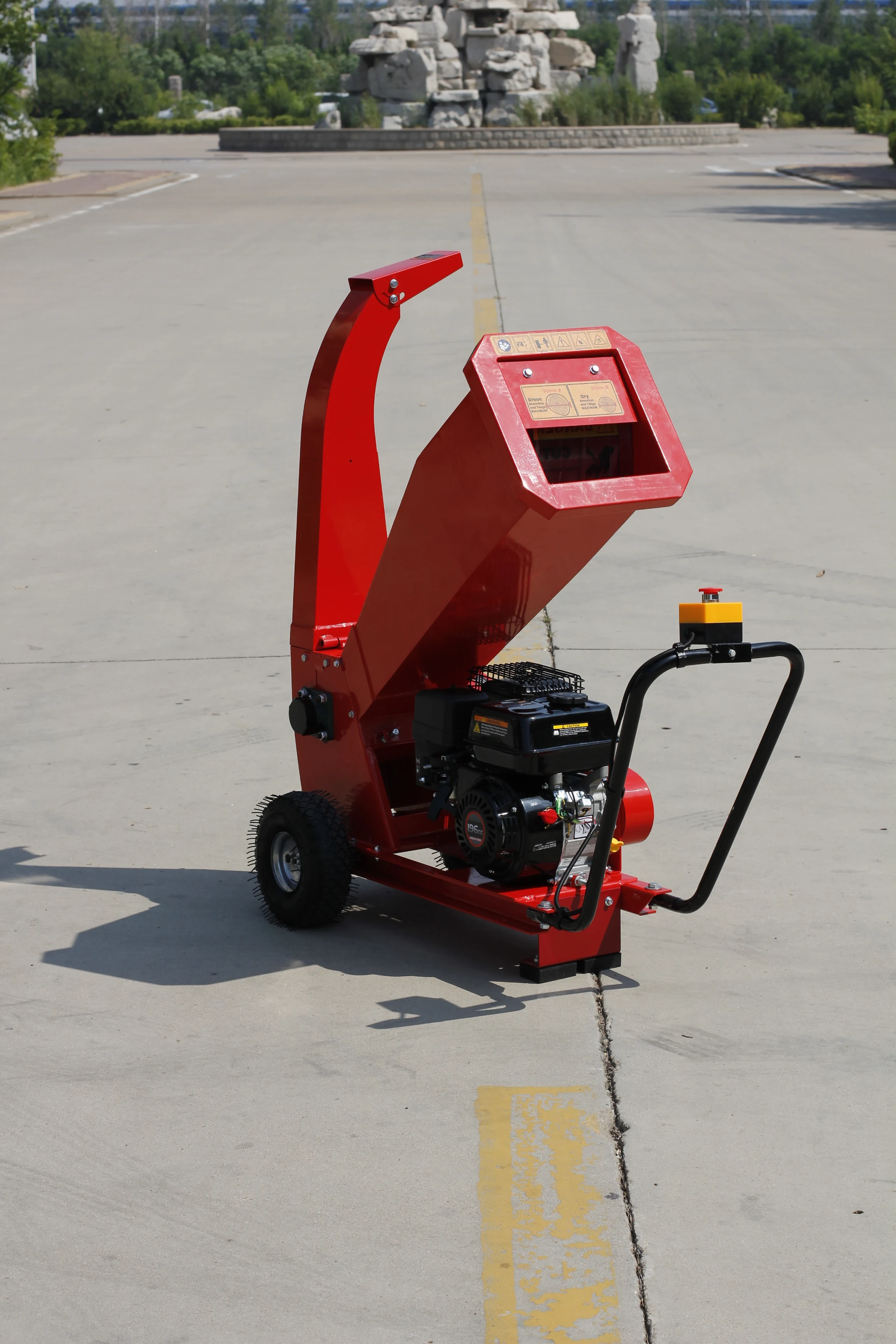 7HP бензиновая ферма, дробилка, дробилка, мульчеры