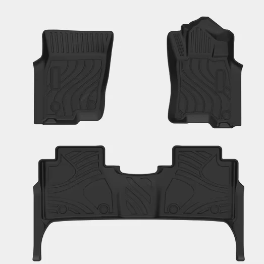 Nissan Navara NP300 Car Mats Right-Hand Drive TPE Waterproof Carpet Eco-Friendly Rubber Interior Accessory