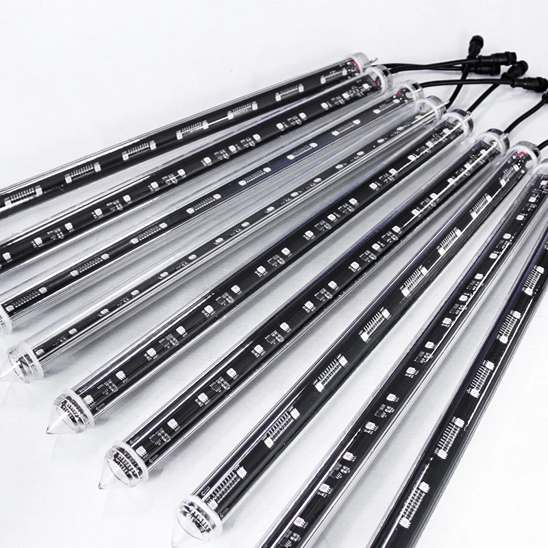 LCL DMX 24V 3D hangable Vertical Colorful meteor light for stage festival party LED