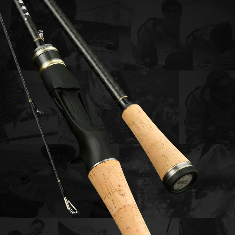 FJORD Fishing Rod Casting Spinnin 1.98m 2.1m 2.4m Fishing Hand Rod Saltwater Fishing Telescopic Rod