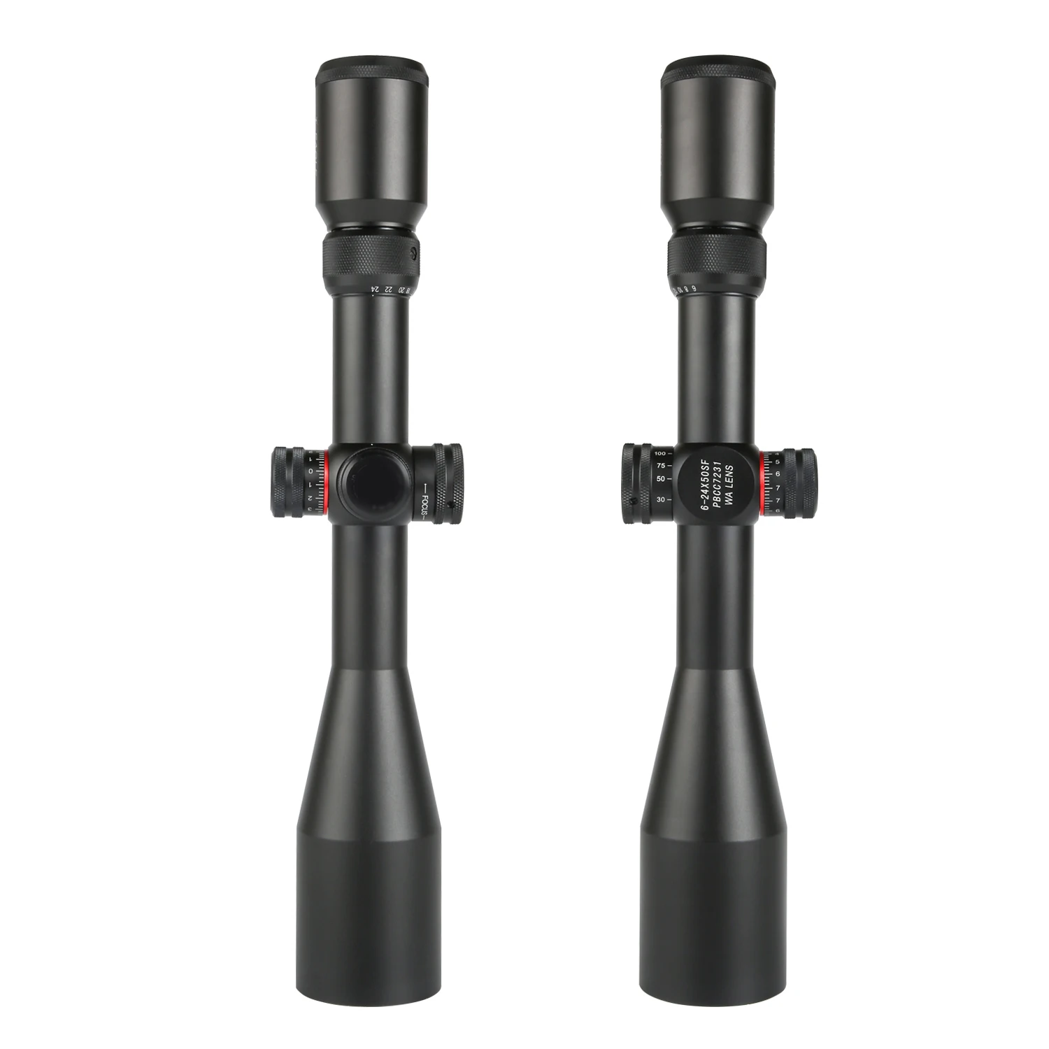 T-EAGLE R 6-24x50 Long Range Telescope No Parallax High Quality Scope Sight Miras Telescopicas Great Vision Scopes & Accessories