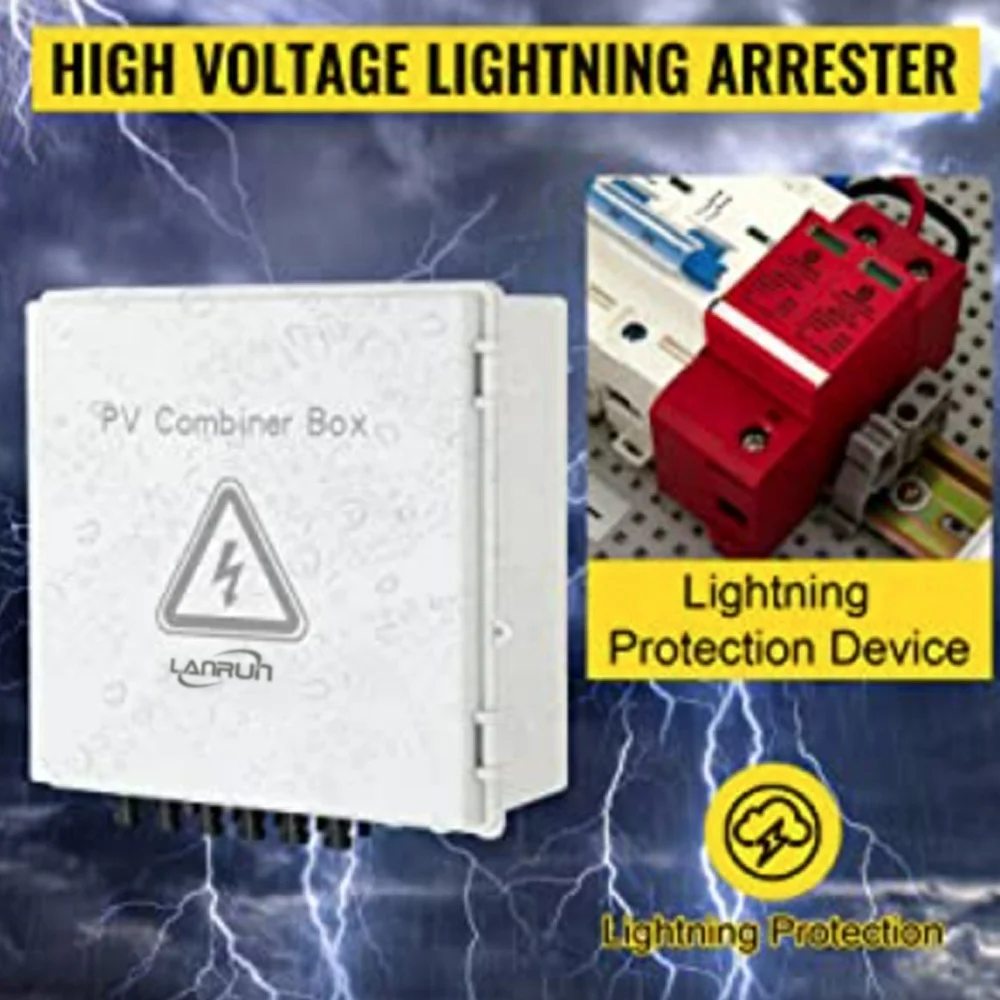 [Free Sample]Waterproof Smc Pc Abs Material 2 Year Warranty Dc Combiner Box For Protecting Solar System  Dc Combiner Box