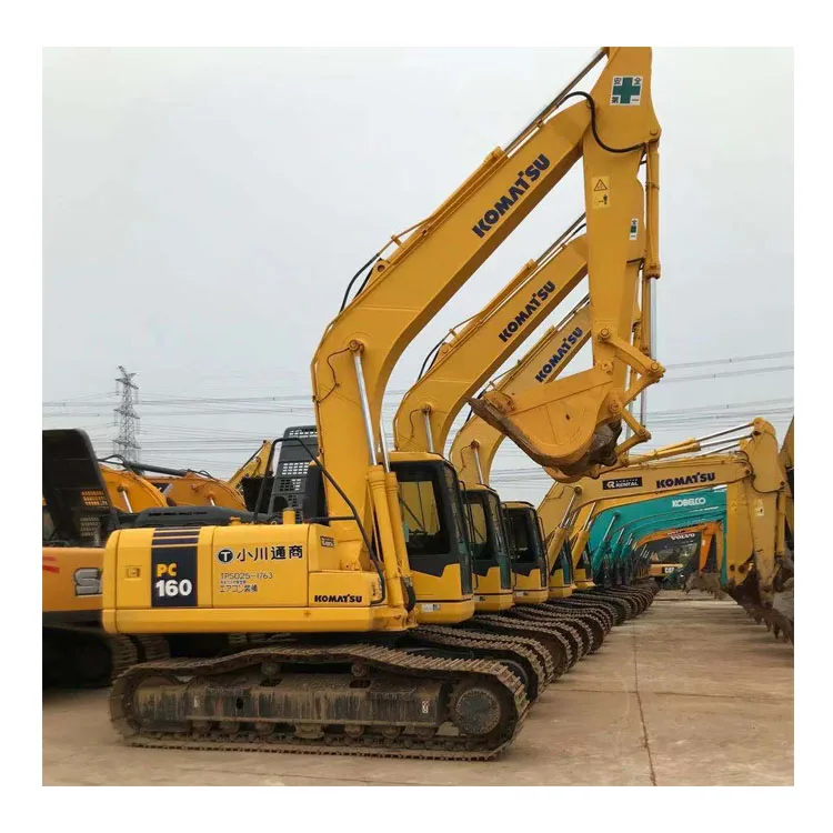 Komatsu PC160 Подержанные мини-Гусеничные экскаваторы
