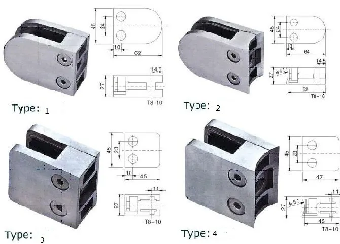 glass fixing balustrade handrail bracket handrails for stairs holder