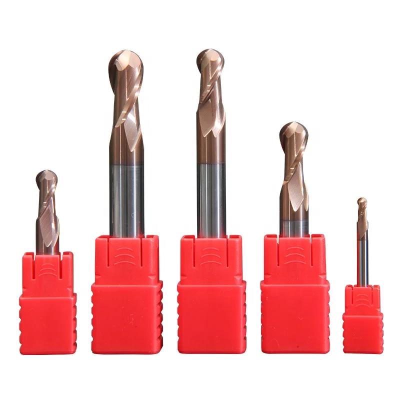 Ball Nose Endmill Carbide End Mill Cutters CNC Lathe Tools Cutting Tools HRC65