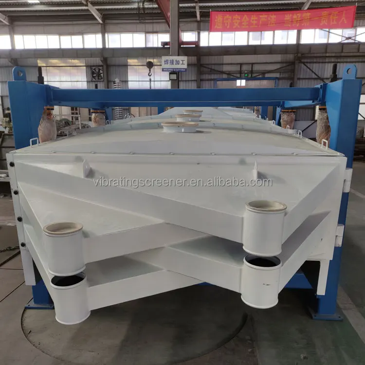 FYBS rectangular gyratory screen machine for silica sand coal charcoal graphite magnesium oxide calcium chloride