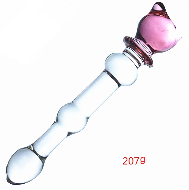Ebay Best-selling Heart Cat Head Pentacle Moon Love Fairy Magic Stick G-Spot Clitoris Crystal Glass Dildo Anal Butt Plug Sex Toy