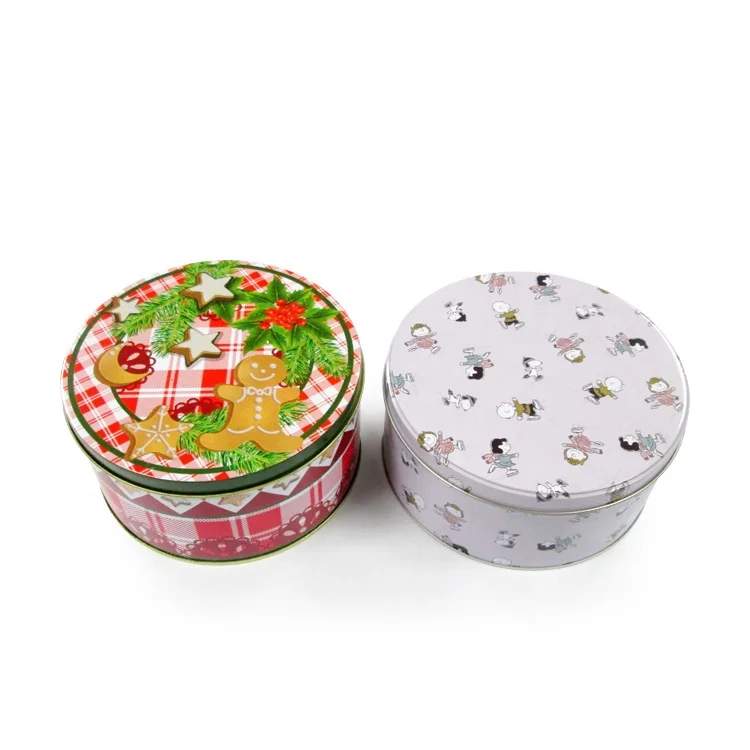 Новинка 2020 года, высокое качество, хорошая цена, круглая подарочная жестяная коробка