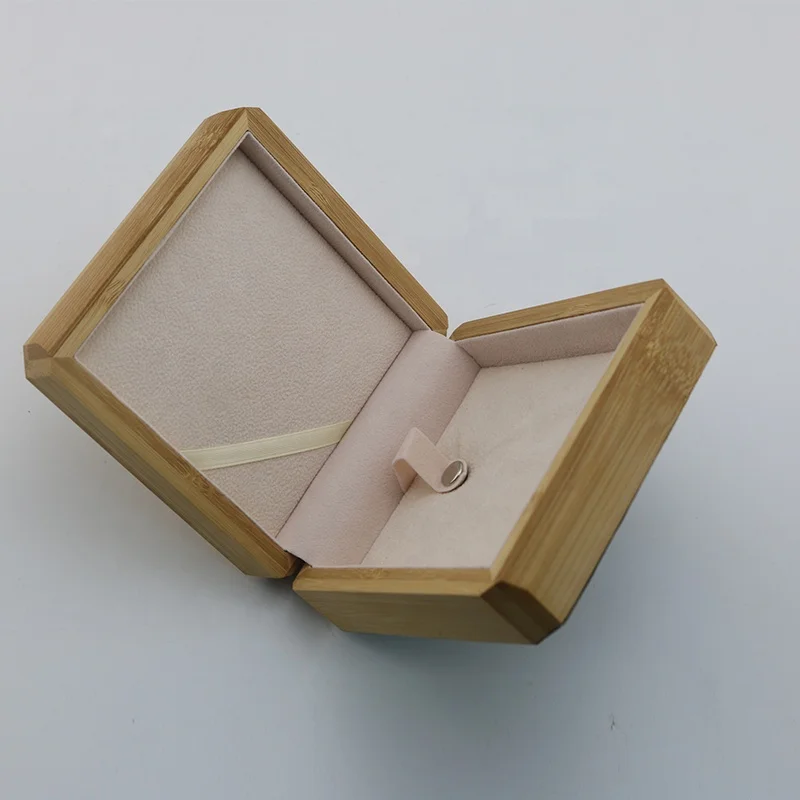 Bamboo organizer storage bracelet box jewelry wooden