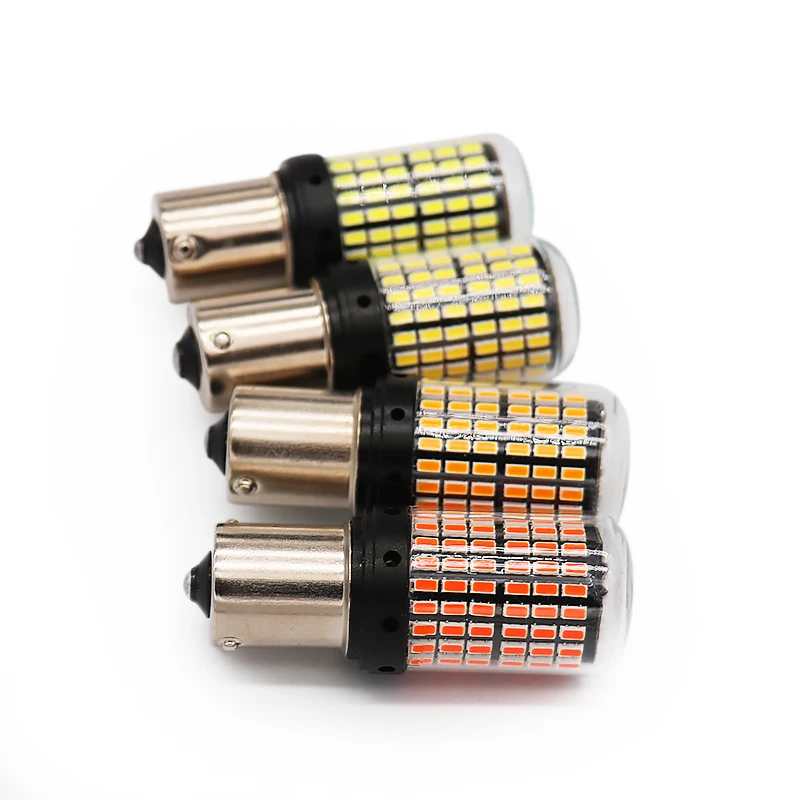 
Star flute 12V Canbus no error 1156 BA15S BAU15S T20 7440 Car 4014 Chips 144SMD led signal lamp 