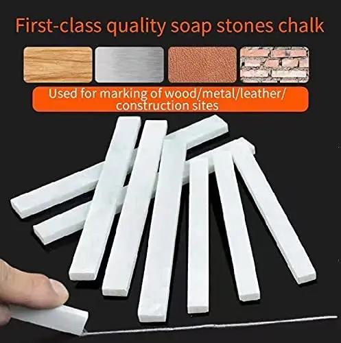 natural stone slate writing soapstone white pencil square sharpened chalk soapstone pencil