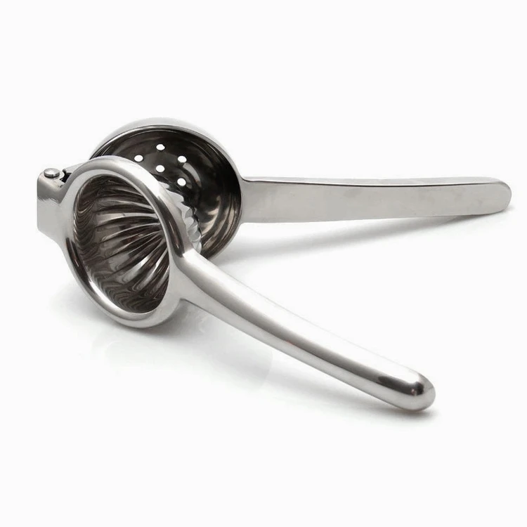 Factory Direct Kitchen Personal Hand Pressure Mini Portable Stainless Steel Lemon Clip Fruit Manual Juicer