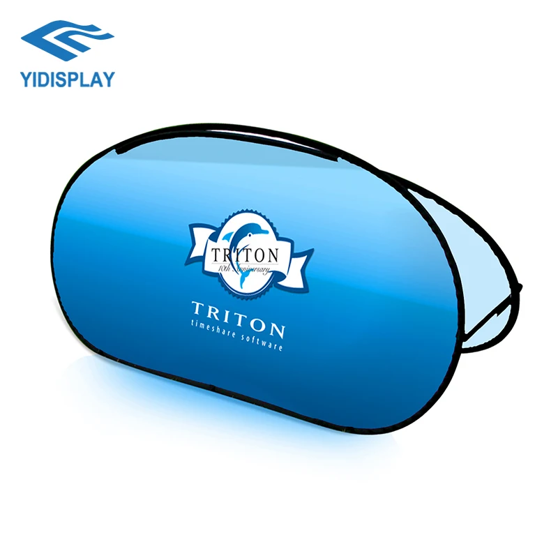 The Best Plastic Advertising Exhibit Wall Horizontal And Vertical Flying Banner Stand