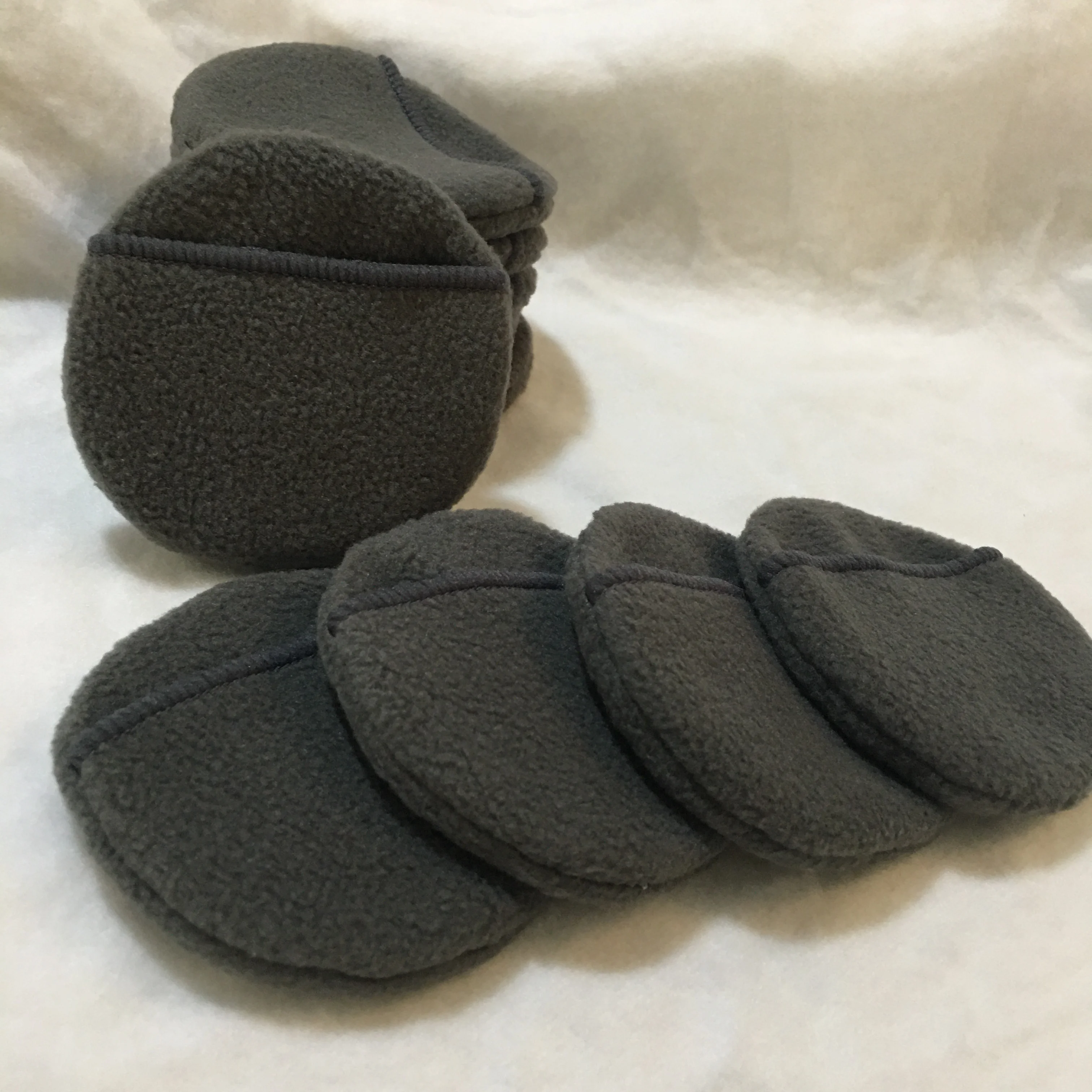 100% Zero Waste Bamboo Makeup Remover Pads Reusable Cotton Pads Round Makeup Cleaning Pads