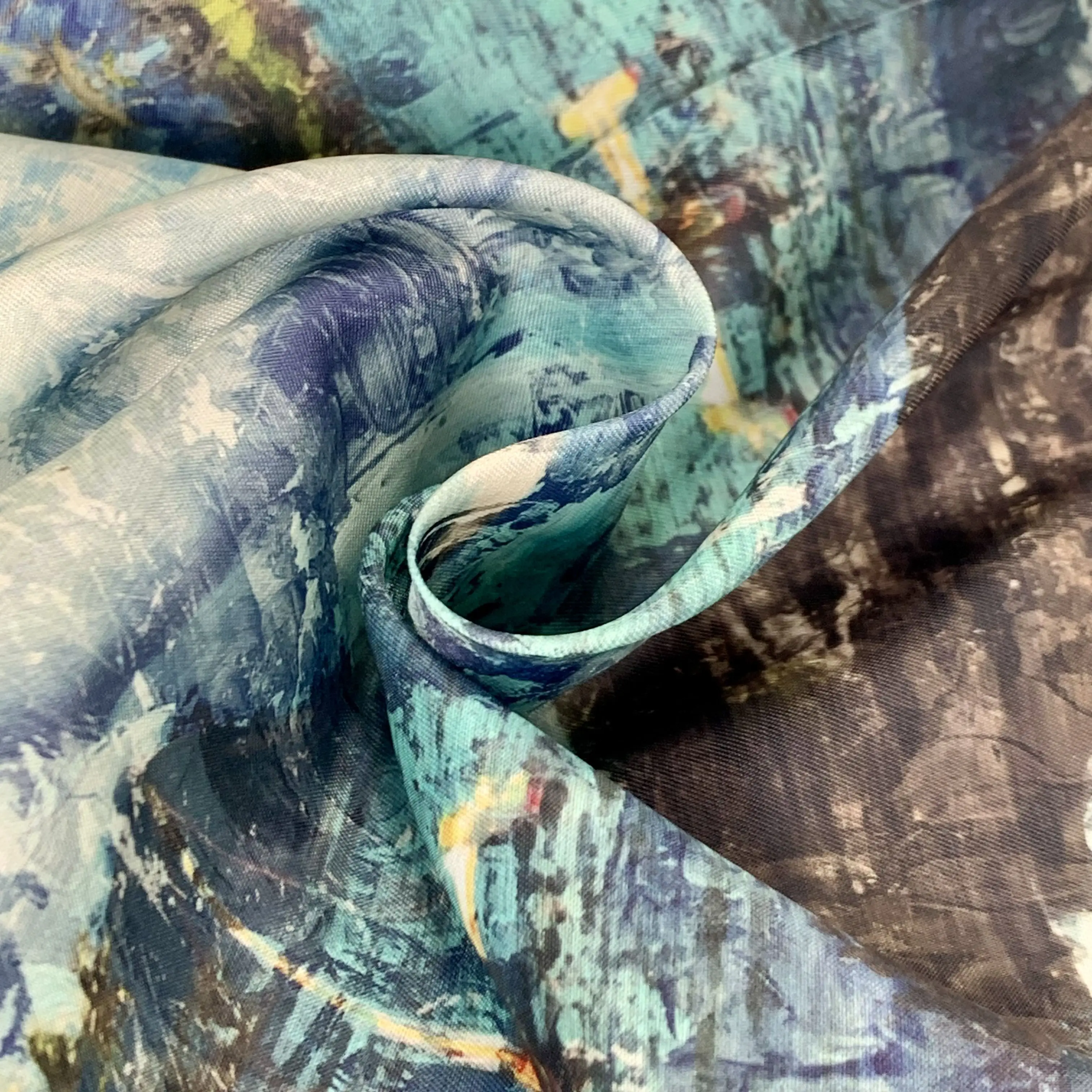 Cheap Woven Customization Super smooth 100% Polyester  Digital Printing Twill Lining Fabric