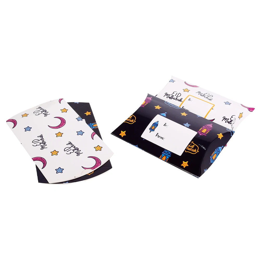 Wholesale Luxury Custom Logo Kraft Paper pillow box for jewelry with brand