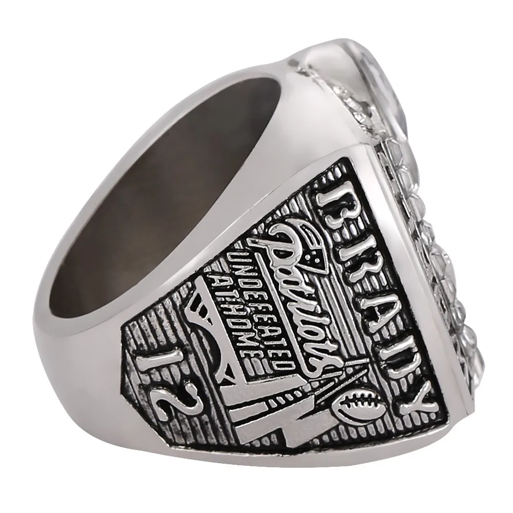 Индивидуальное кольцо NFL 2003 New England Patriots Championship мужское из сплава с бриллиантами оптовая продажа деревянный ящик на заказ