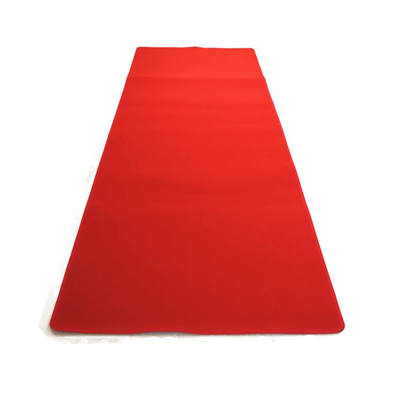 Outdoor Indoor polyester material plain exhibition event aisle runner red carpet wedding carpet