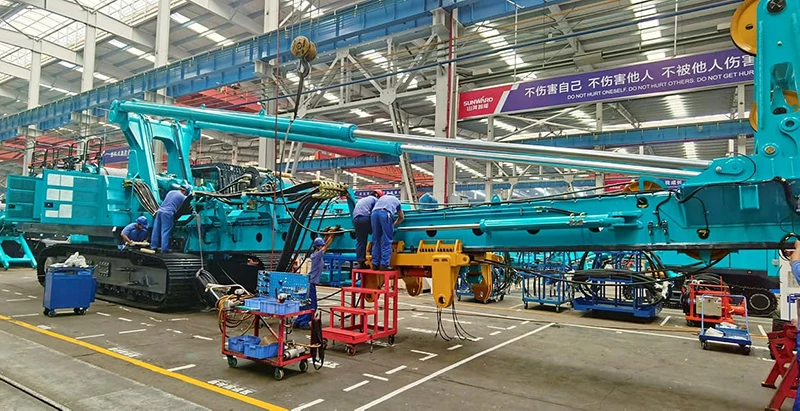 Sunward 2500 мм диаметр сверления роторный свайный буровая установка SWDM300H сваебойная машина