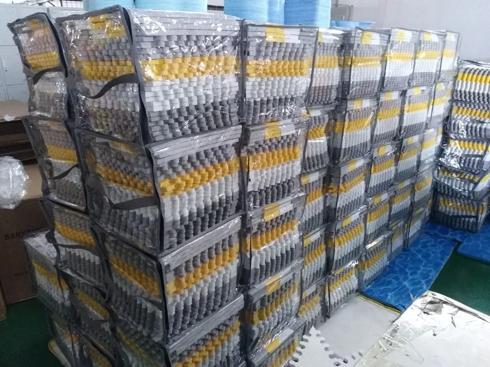 Custom Label baby & toddler Toys EVA Foam Play Mat For Baby Child Number Alphabet Puzzle Mat