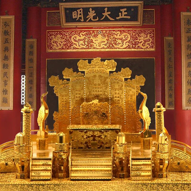3D metal model puzzle ZhengDaGuangMing Palazzo artificial Copper DIY China souvenirs world architecture building model crafts