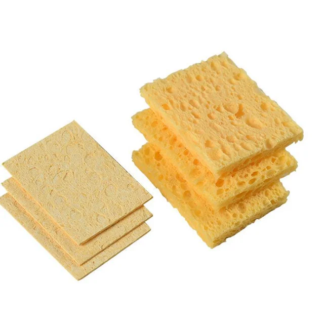76x38mm Natural customized size Laboratory cellulose compressed sponge rectangular Biocide Free compressed sponge