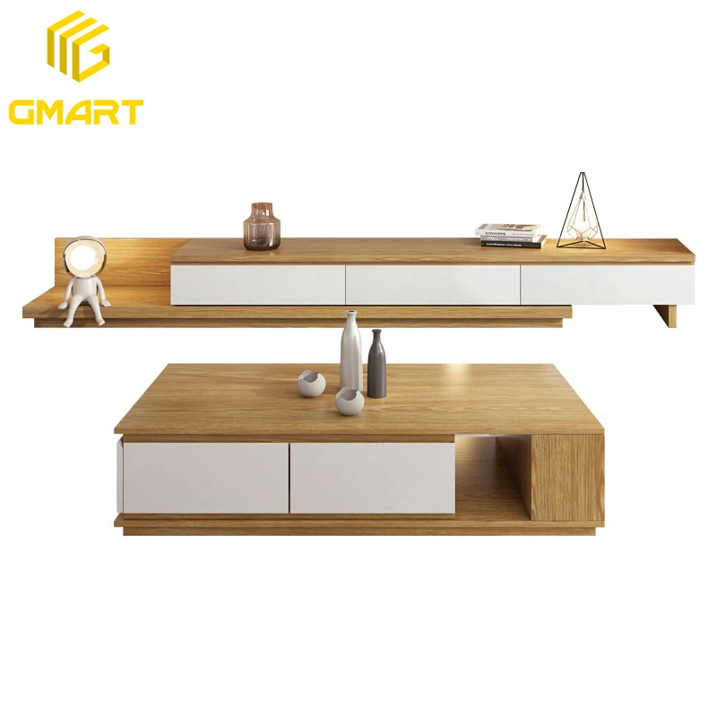 Современная простая обивка Gmart Домашний напольный ТВ-шкаф и кофейный столик набор мебели современный для спальни