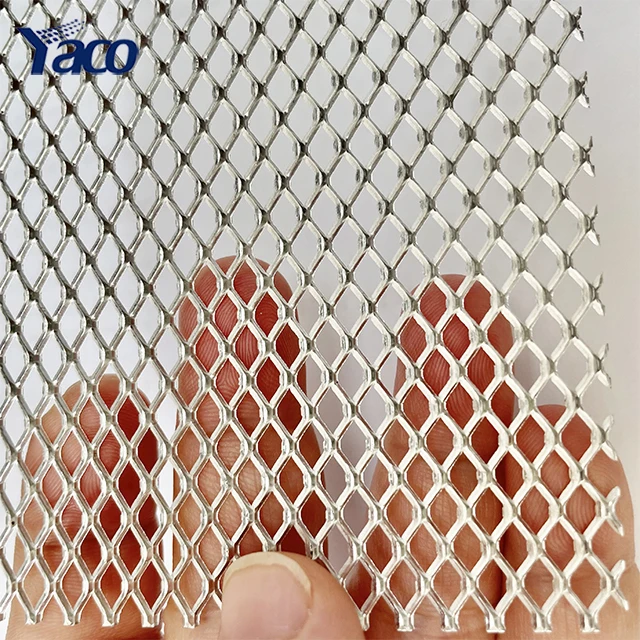 0.7mm Thickness Aluminum Gutter Guard Mesh Aluminium Expanded Metal Mesh
