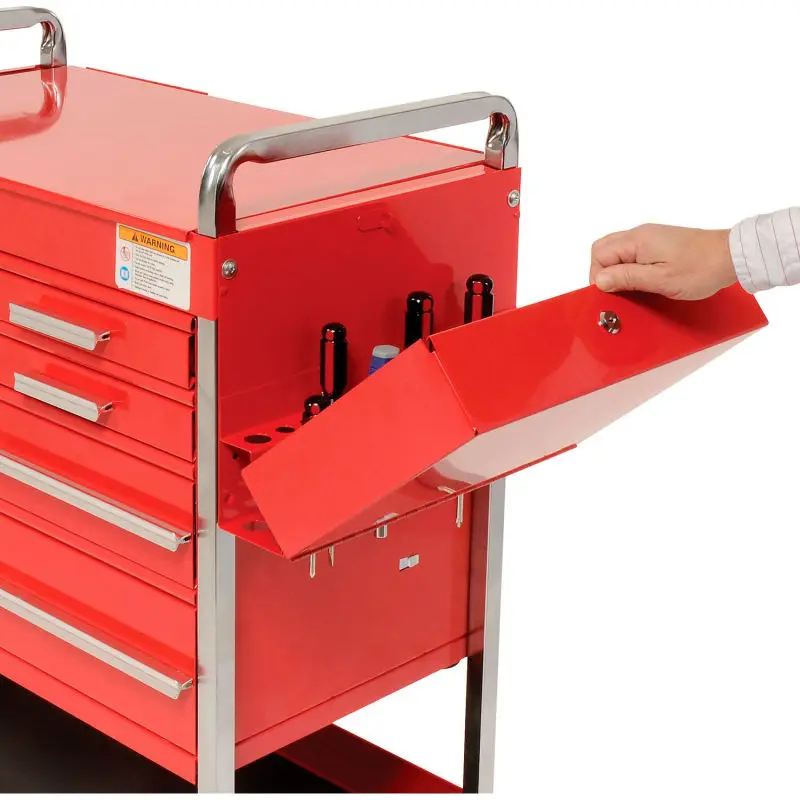 cheap tool storage box trolley cart with 5 drawers drawer roller cabinet mobile tool cabinet 