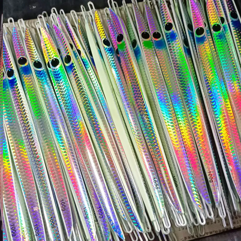 Fast sinking and fast jigging sea fishing luminous lead fish road sub-bait 80g100g hot sell lure