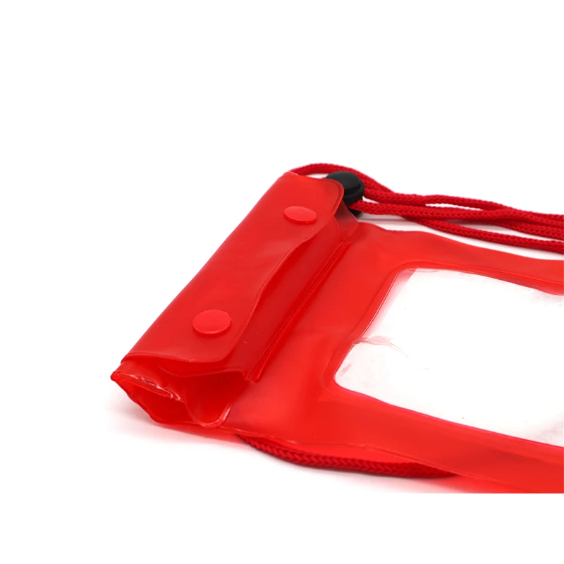 Waterproof multipurpose touch screen PVC cell phone case with watertight lock