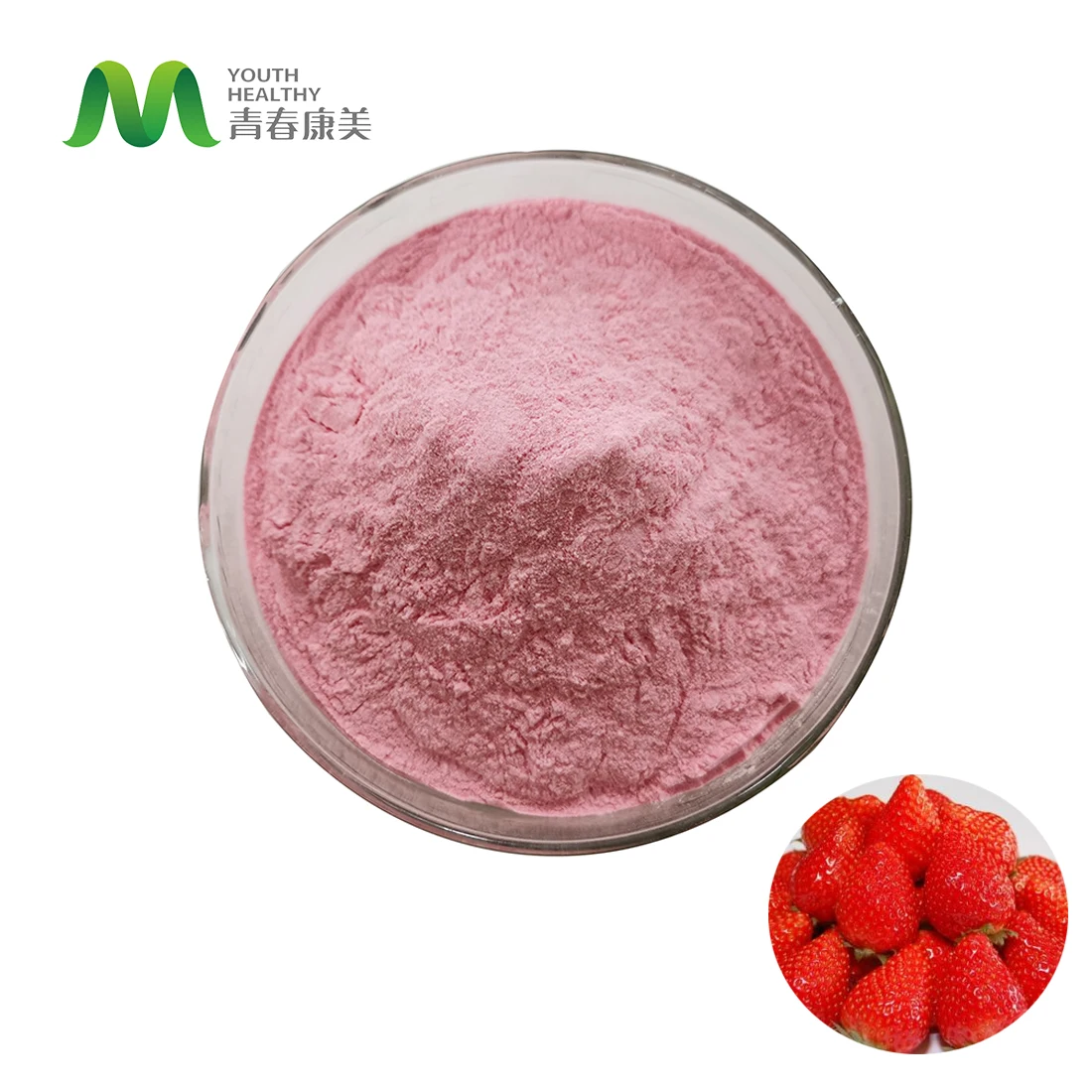 100% натуральный сухой порошок клубники с хорошим вкусом оптом