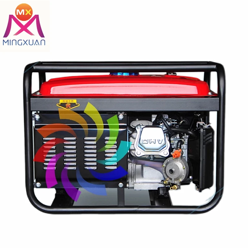 Small gasoline generator home 10000W Fuel hand electricity Double boot generation gas equipment