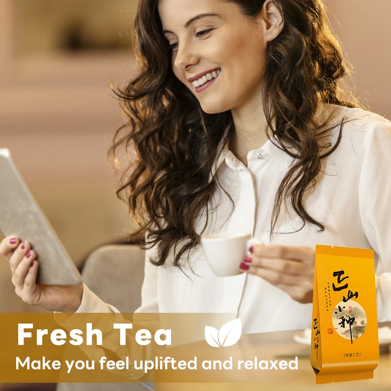 Hot Iced Milk Tea with Coffee Portable Independent Packaging Food Grade China black tea Zhengshan Xiao Zhong