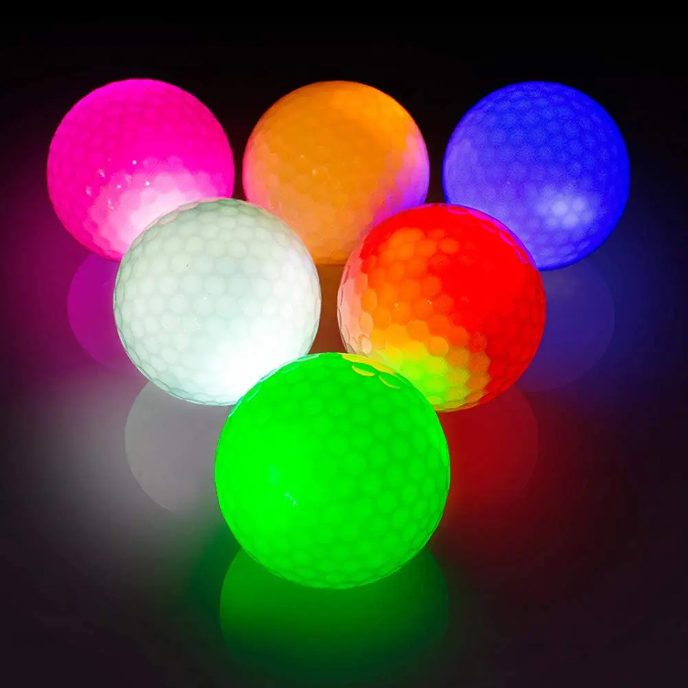 Glowing Golf Ball Night Steady Flashing LED Light up